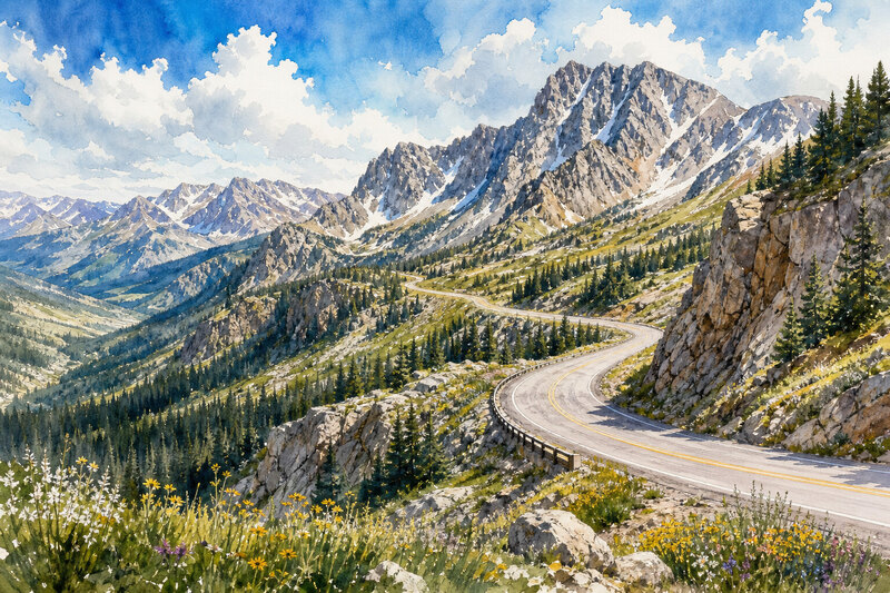 Beartooth Highway above Red Lodge