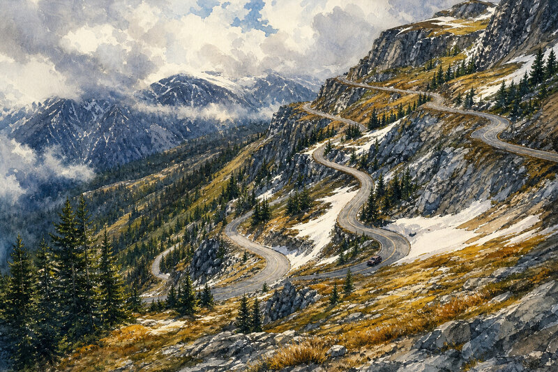 Beartooth Highway above Red Lodge