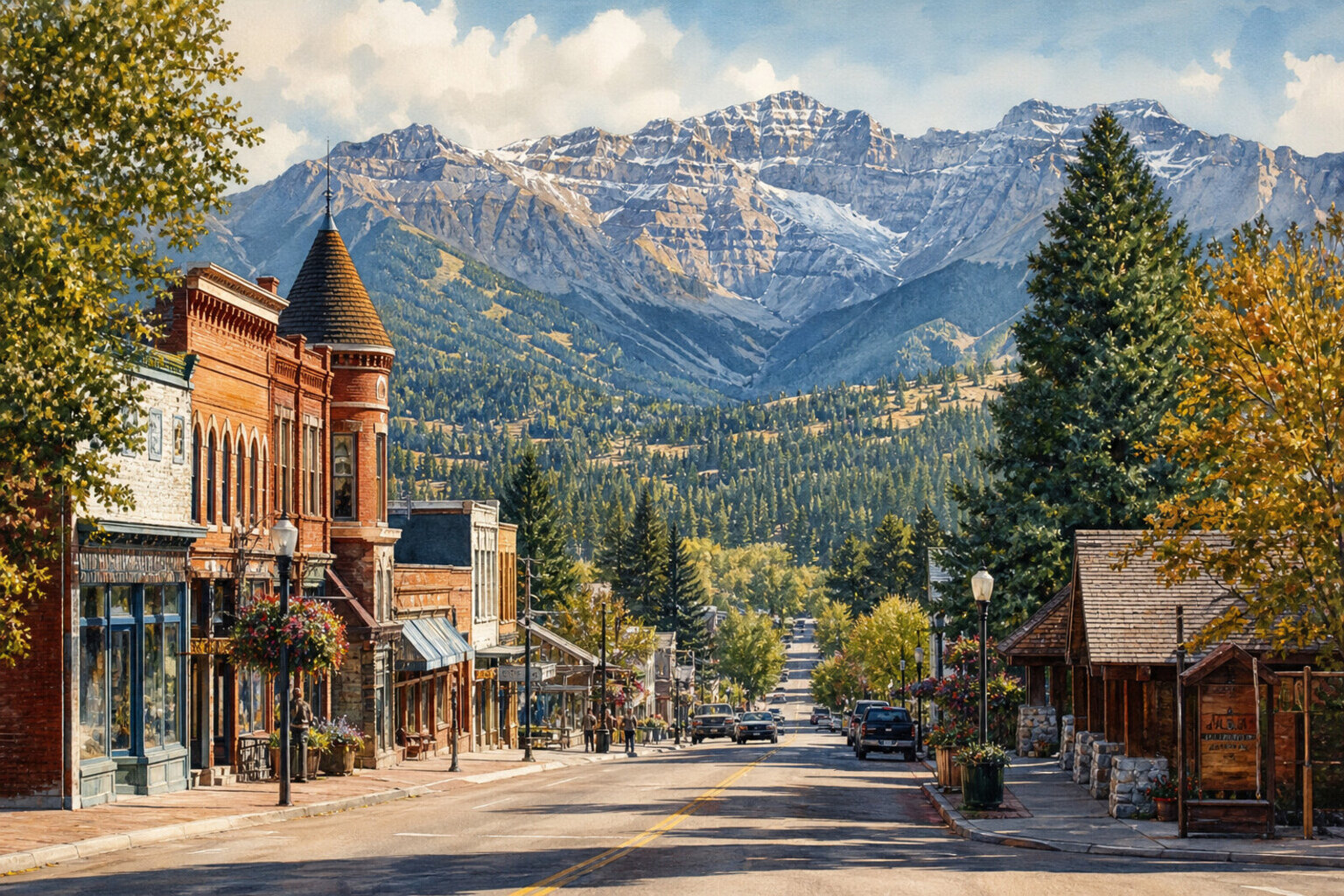 Red Lodge weekend scene