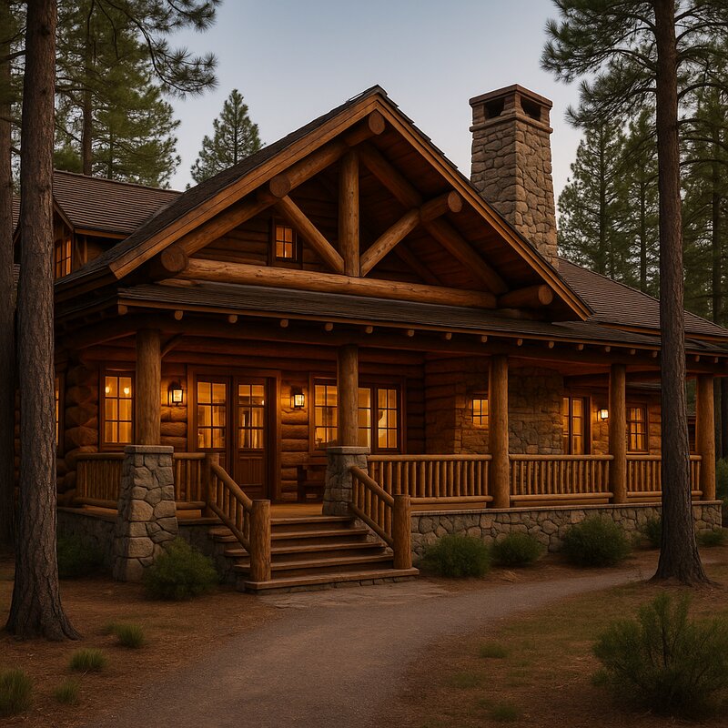 Ruidoso town-first lodging scene