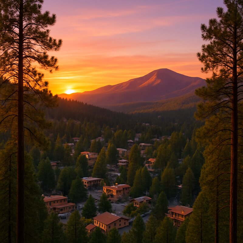 Ruidoso mountain resort setting for quieter stays