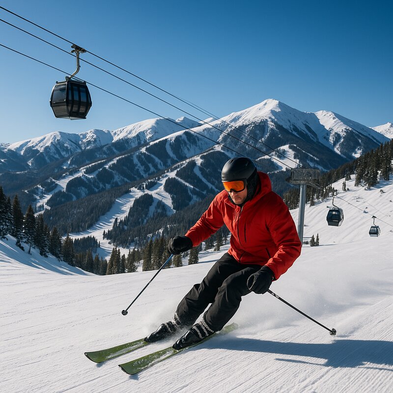 Ski Apache slopes from a Ruidoso trip