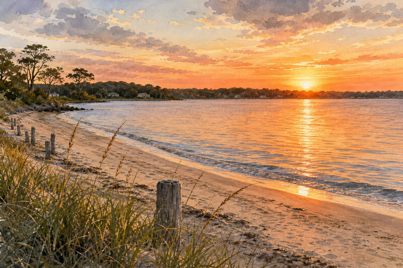 Take a bay-beach break at Havens Beach