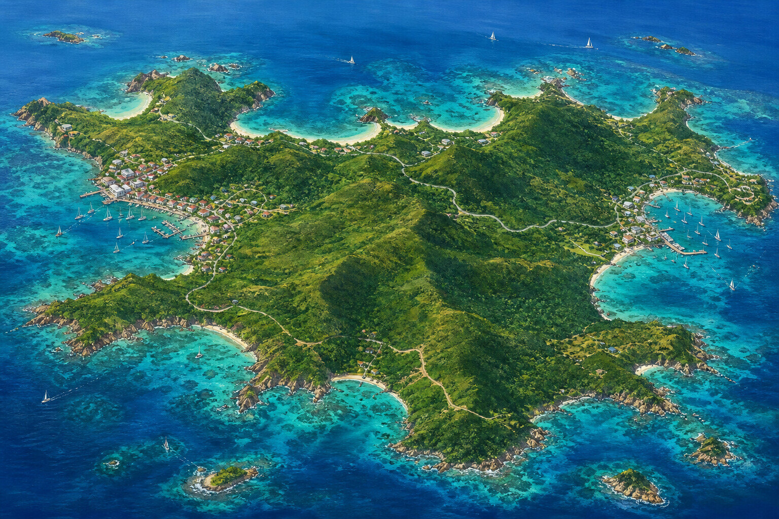 St. John itinerary scene