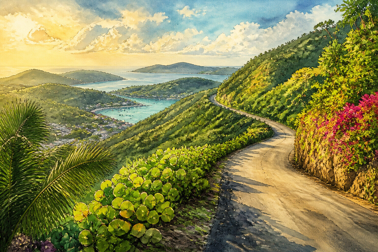 St. Thomas itinerary scene