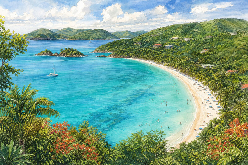 Choose the beach by shore and weather