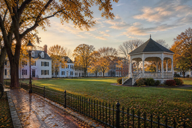 Salem Common in early morning light