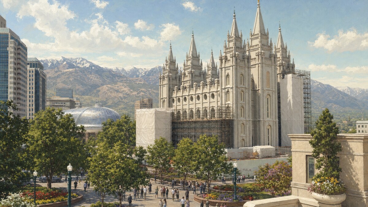 Downtown Salt Lake City near Temple Square and walkable hotels