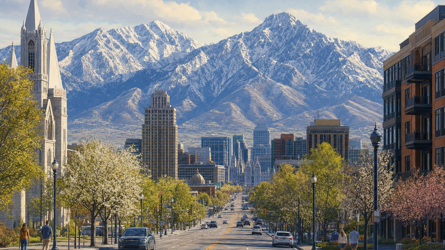 Salt Lake City itinerary scene