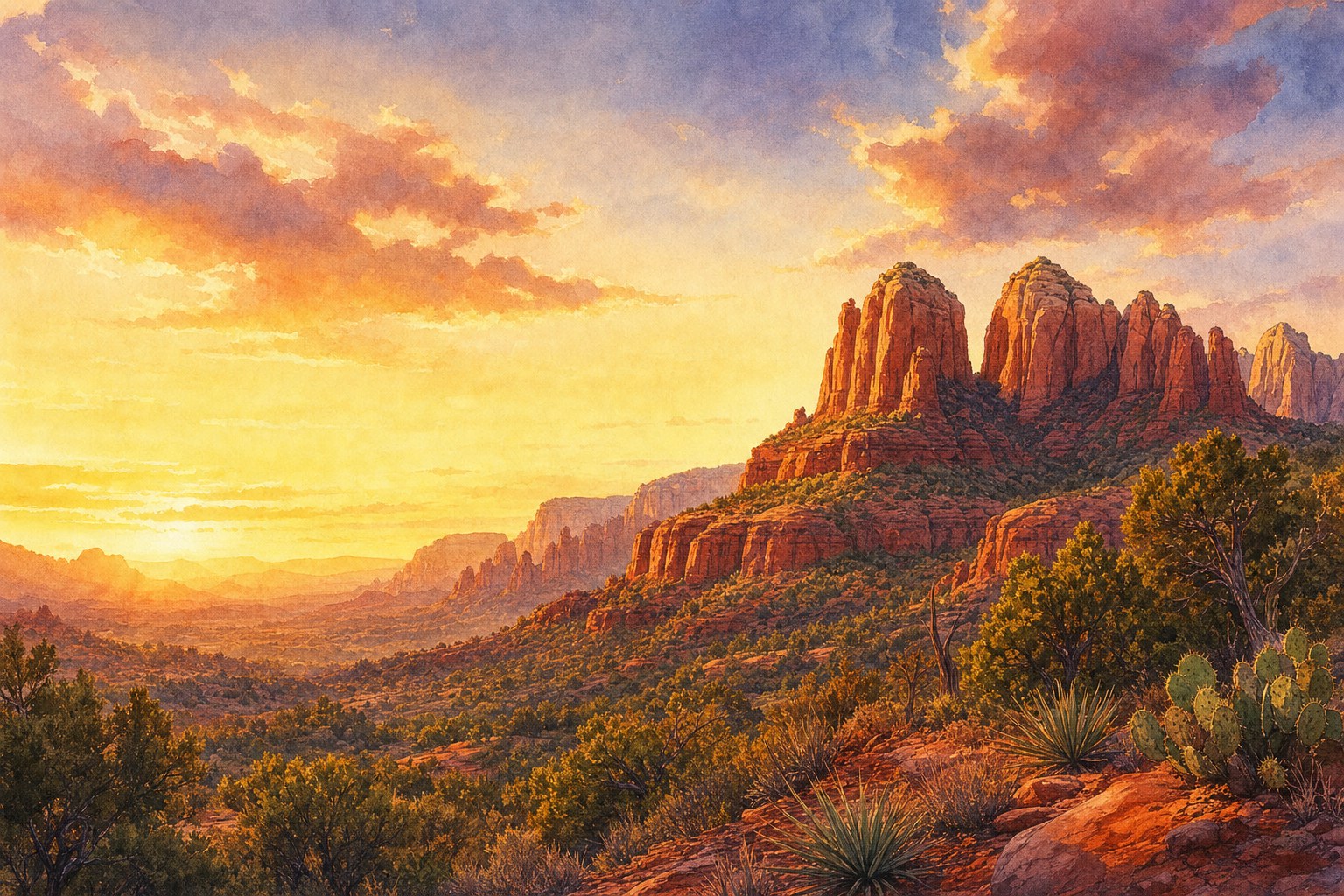 Sedona itinerary scene