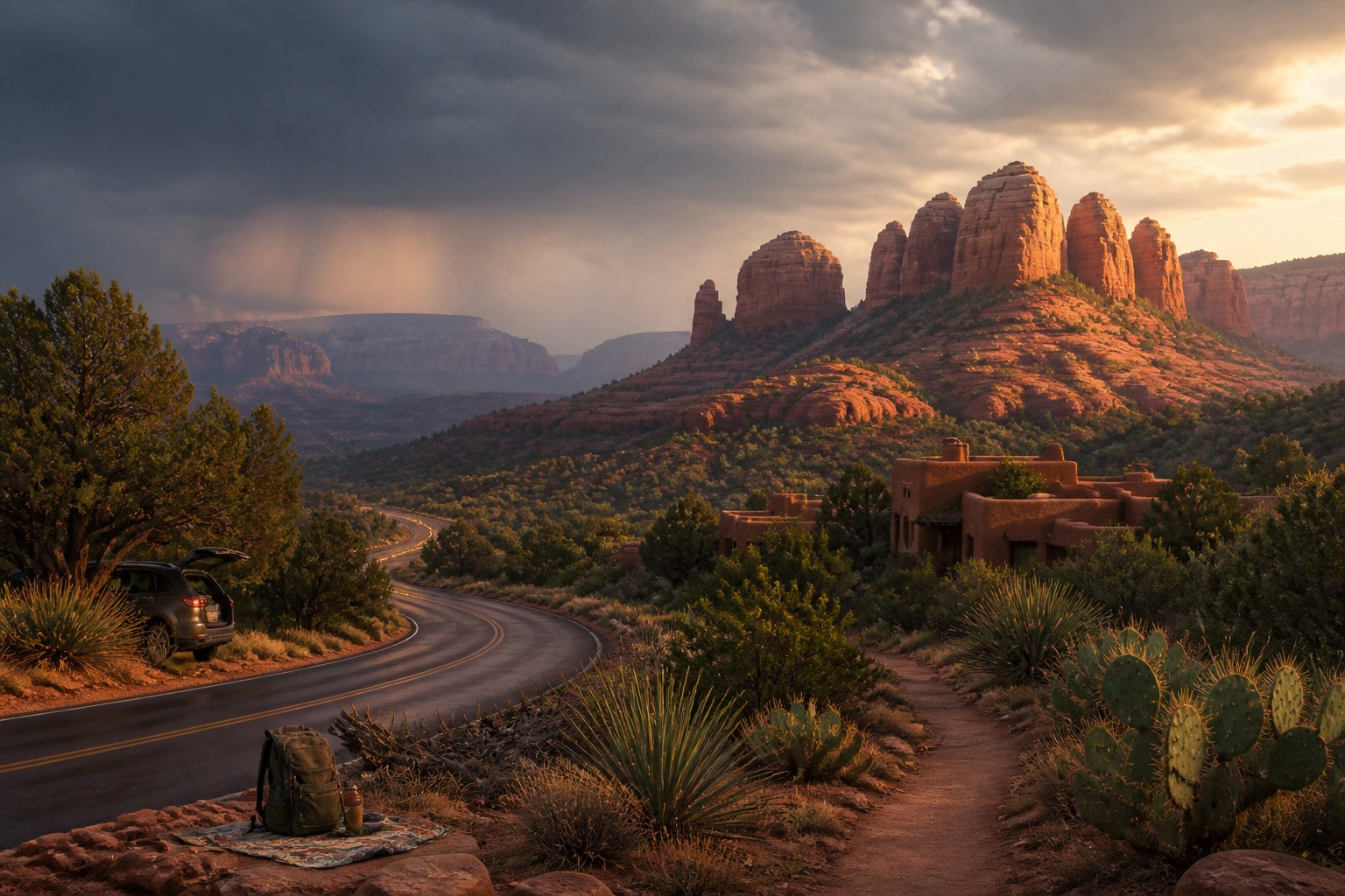 Sedona itinerary scene