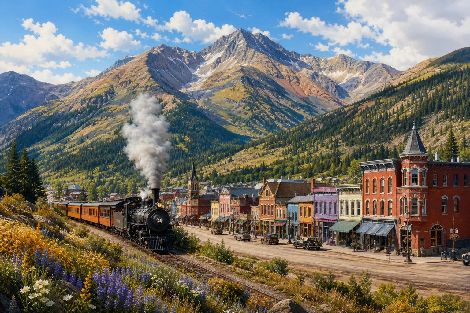 Silverton weekend scene