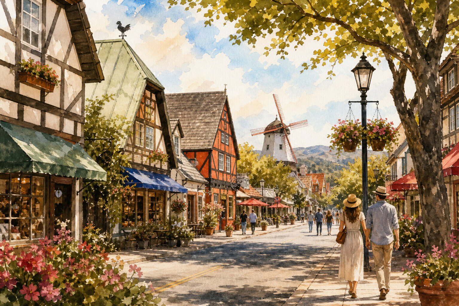 Solvang itinerary scene