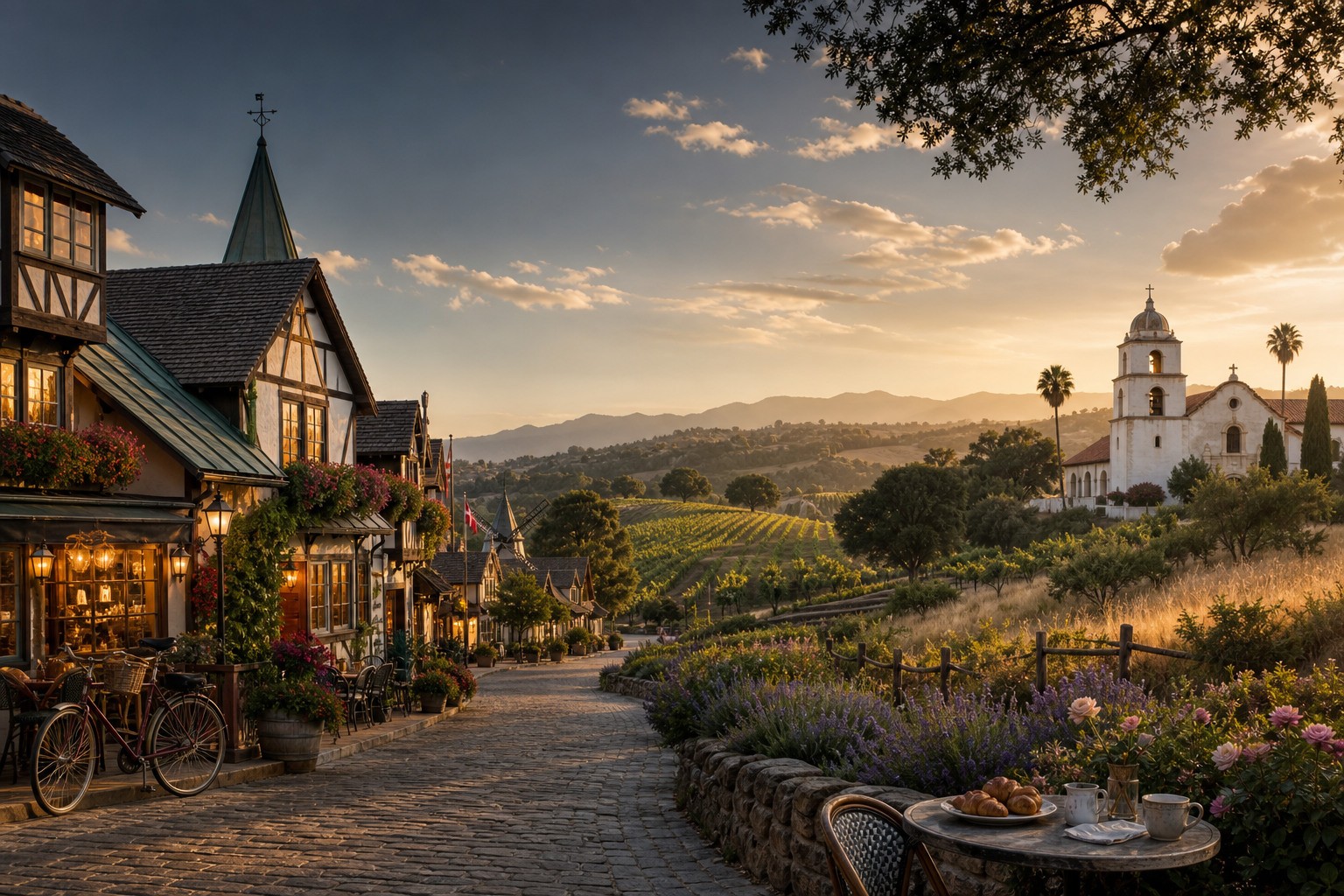 Solvang itinerary scene