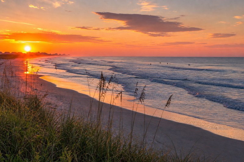 Sunrise over the Atlantic at Cocoa Beach