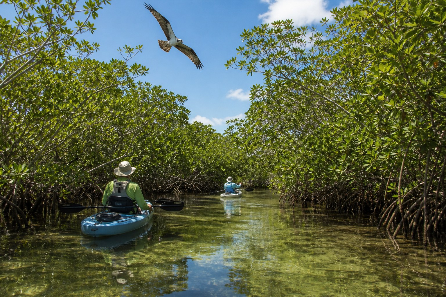 Kayak on the Indian River Lagoon