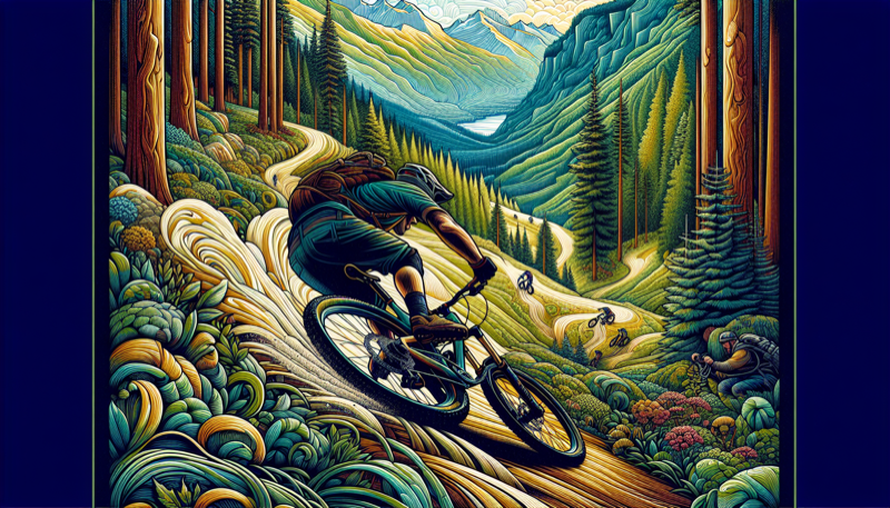 Mountain biking downhill Steamboat Springs bike park summer trails