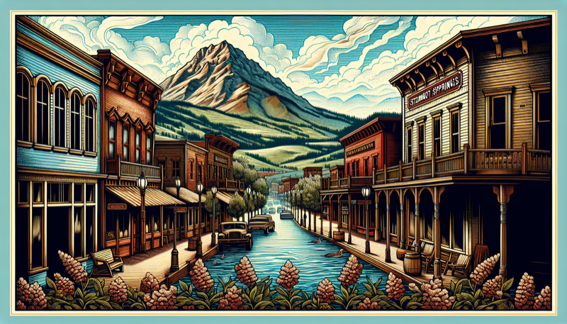 Old Town Hot Springs Steamboat Springs Colorado outdoor pool lap swimming mineral water