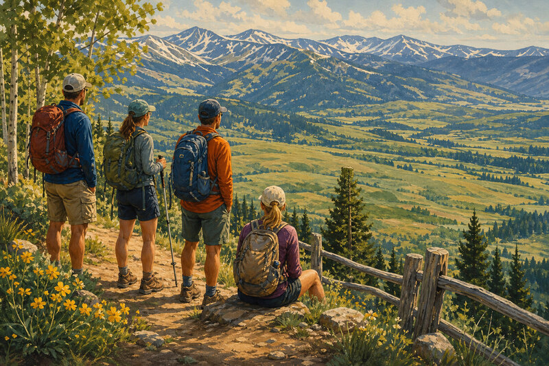 Steamboat Springs three-day itinerary with hiking and mountain views