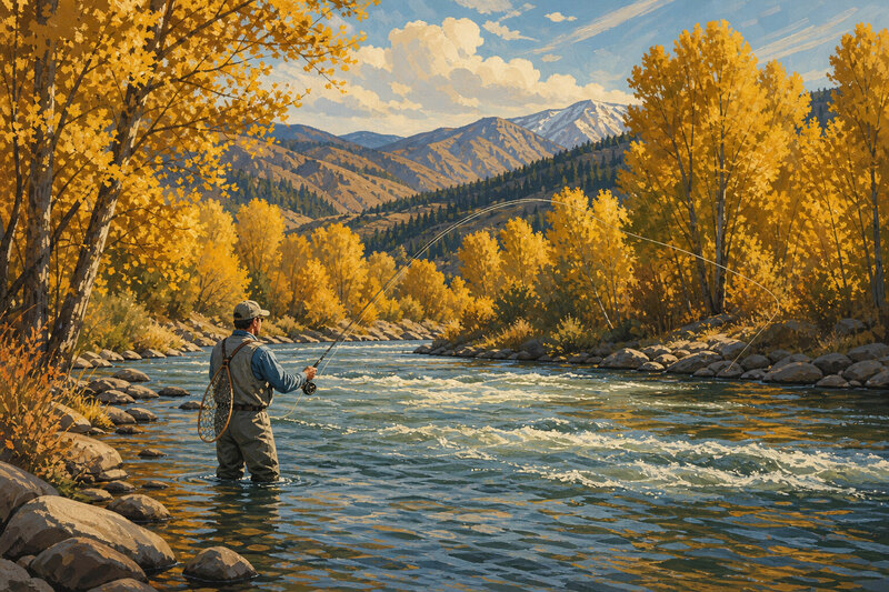 Yampa River fishing fly fishing Steamboat Springs Colorado summer green banks