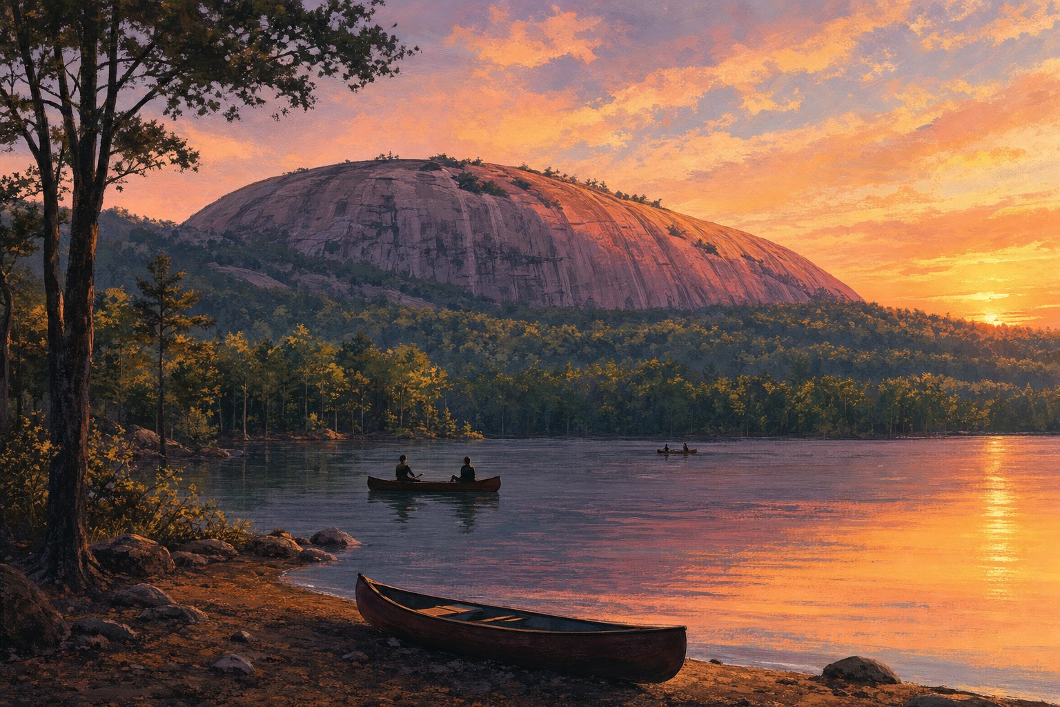 Stone Mountain itinerary scene