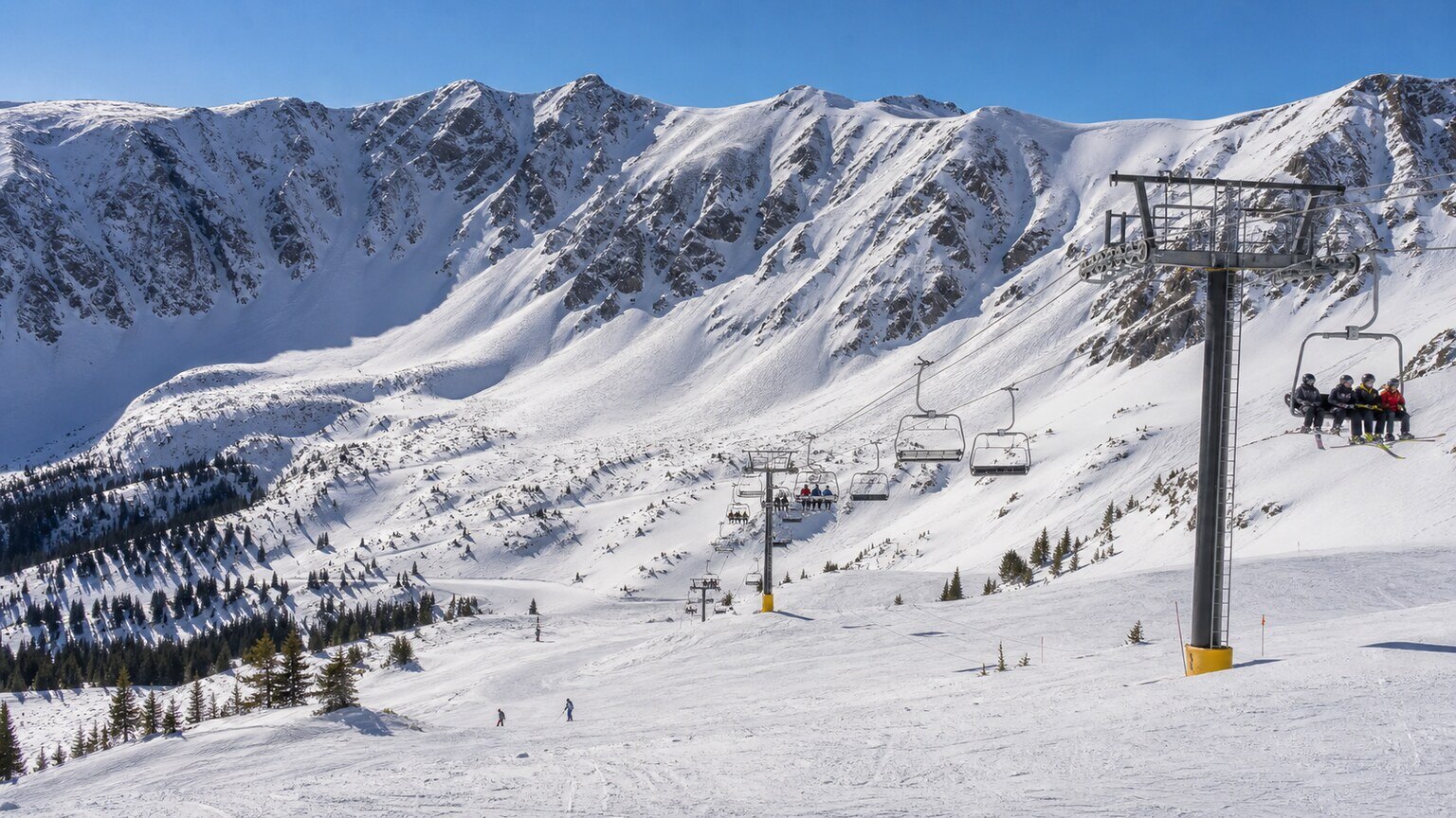 Arapahoe Basin's high alpine ski terrain