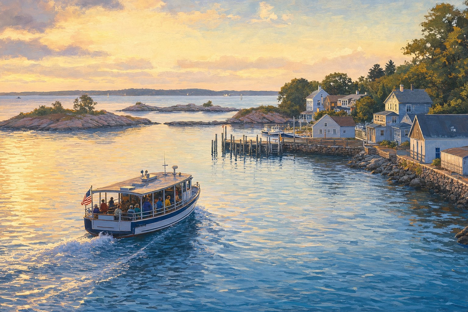 Thimble Islands itinerary scene
