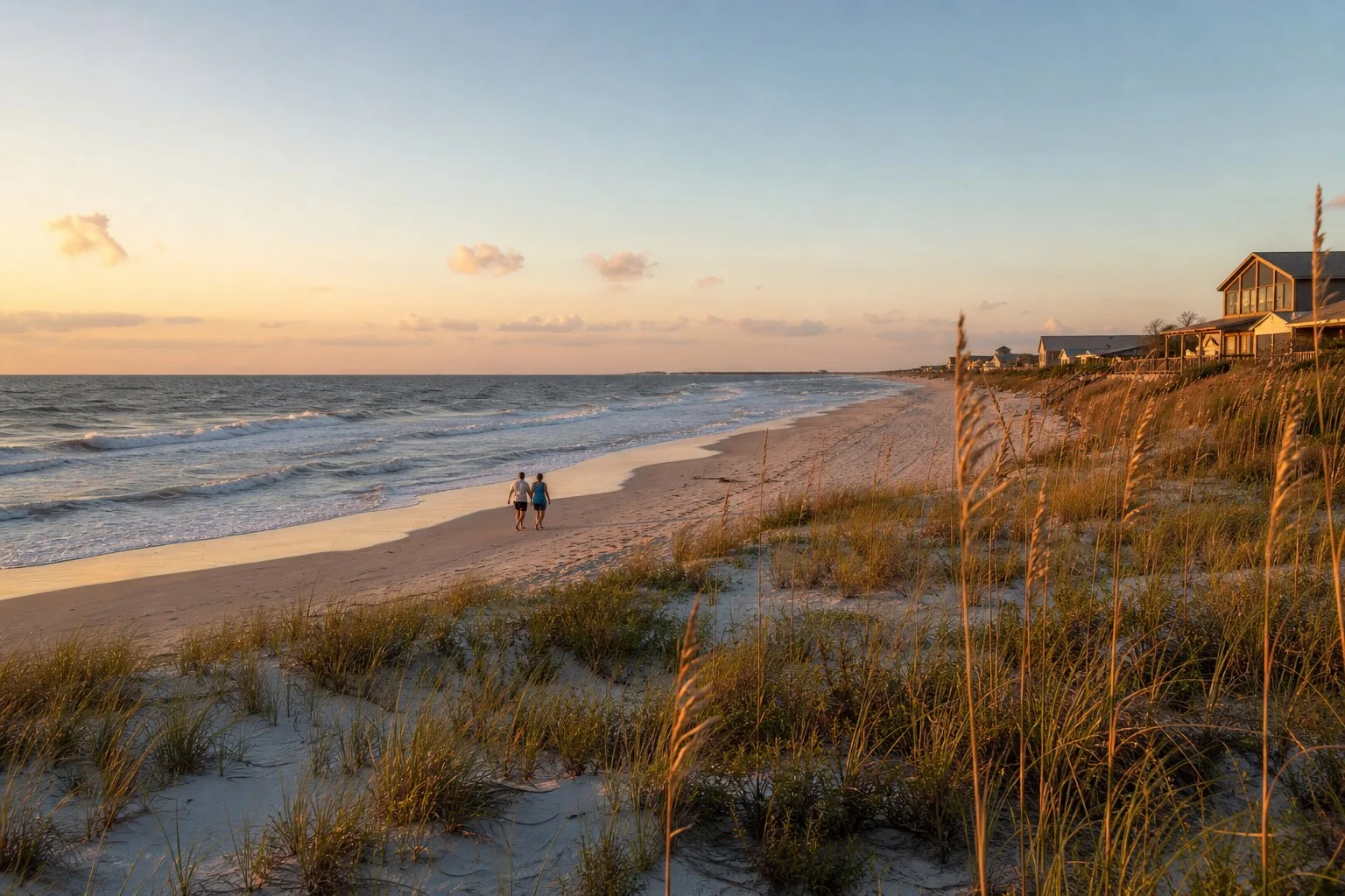 Tybee Island weekend scene