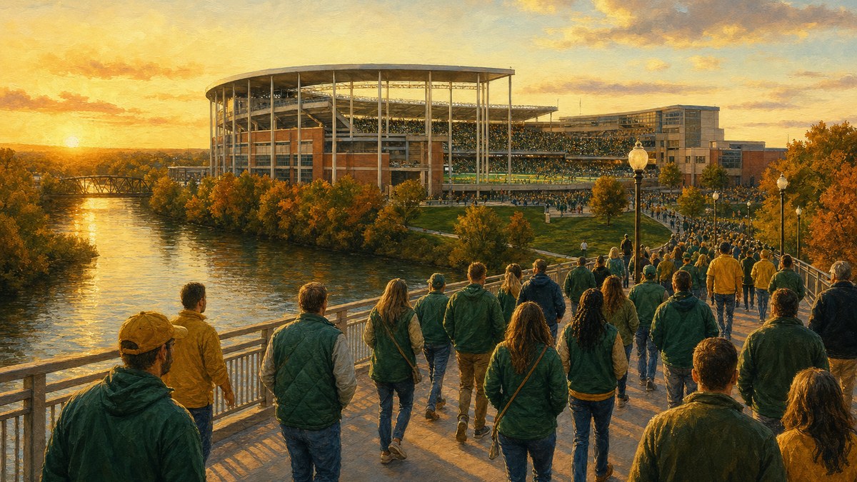 Baylor football gameday near McLane Stadium