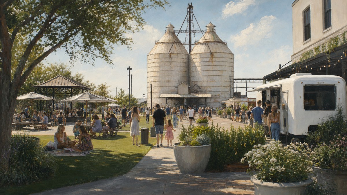 Morning at Magnolia Market at the Silos