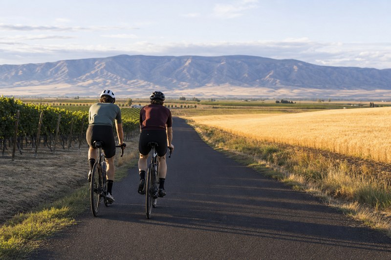Ride the valley by road, distance, and heat