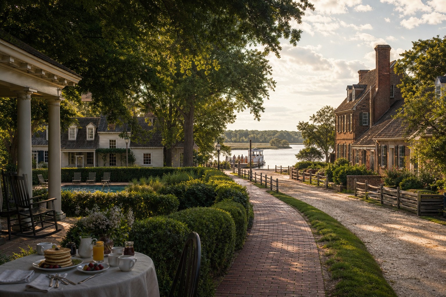 Williamsburg itinerary scene