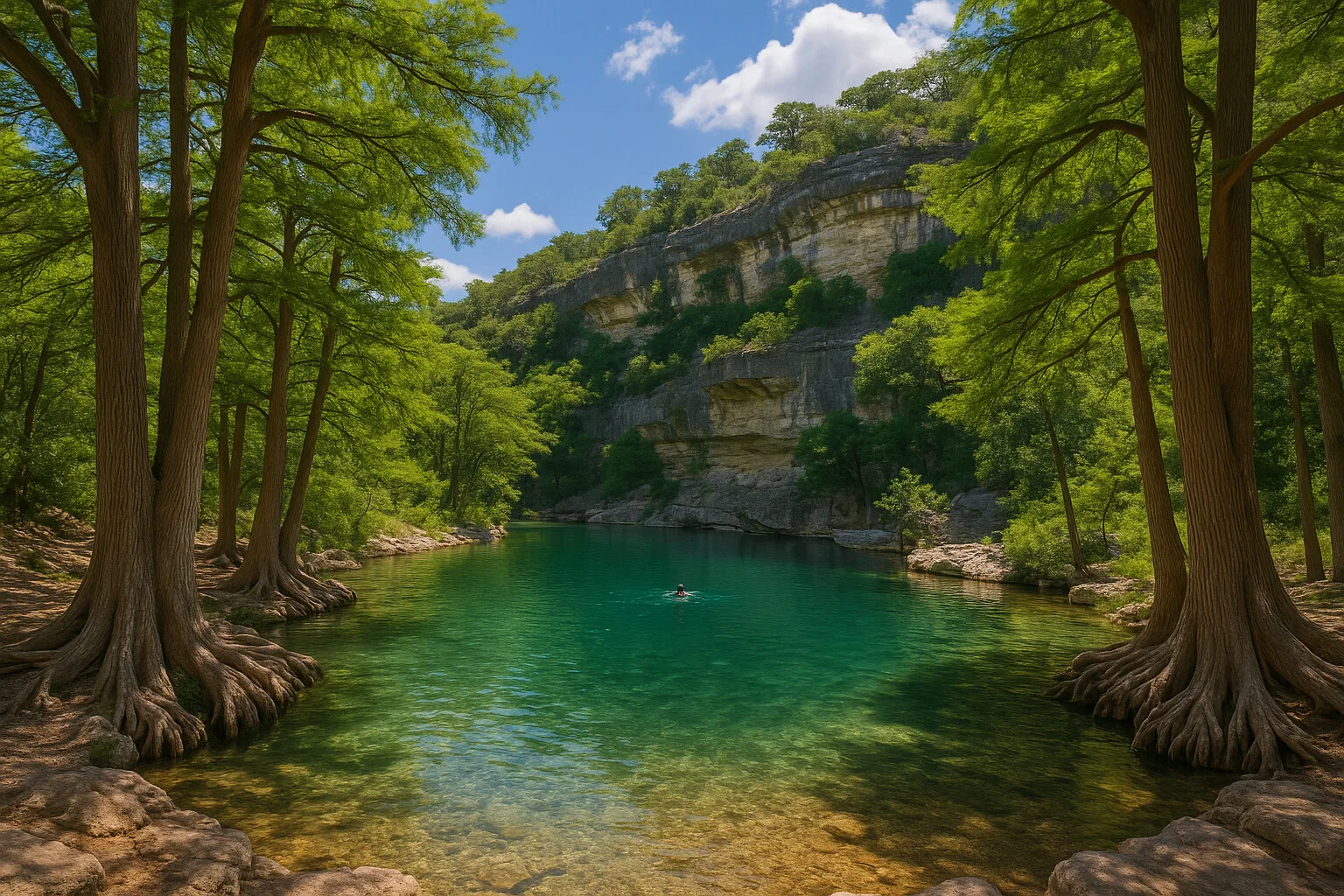 Wimberley weekend scene
