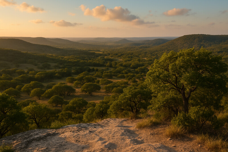 Hill Country overlook near Wimberley