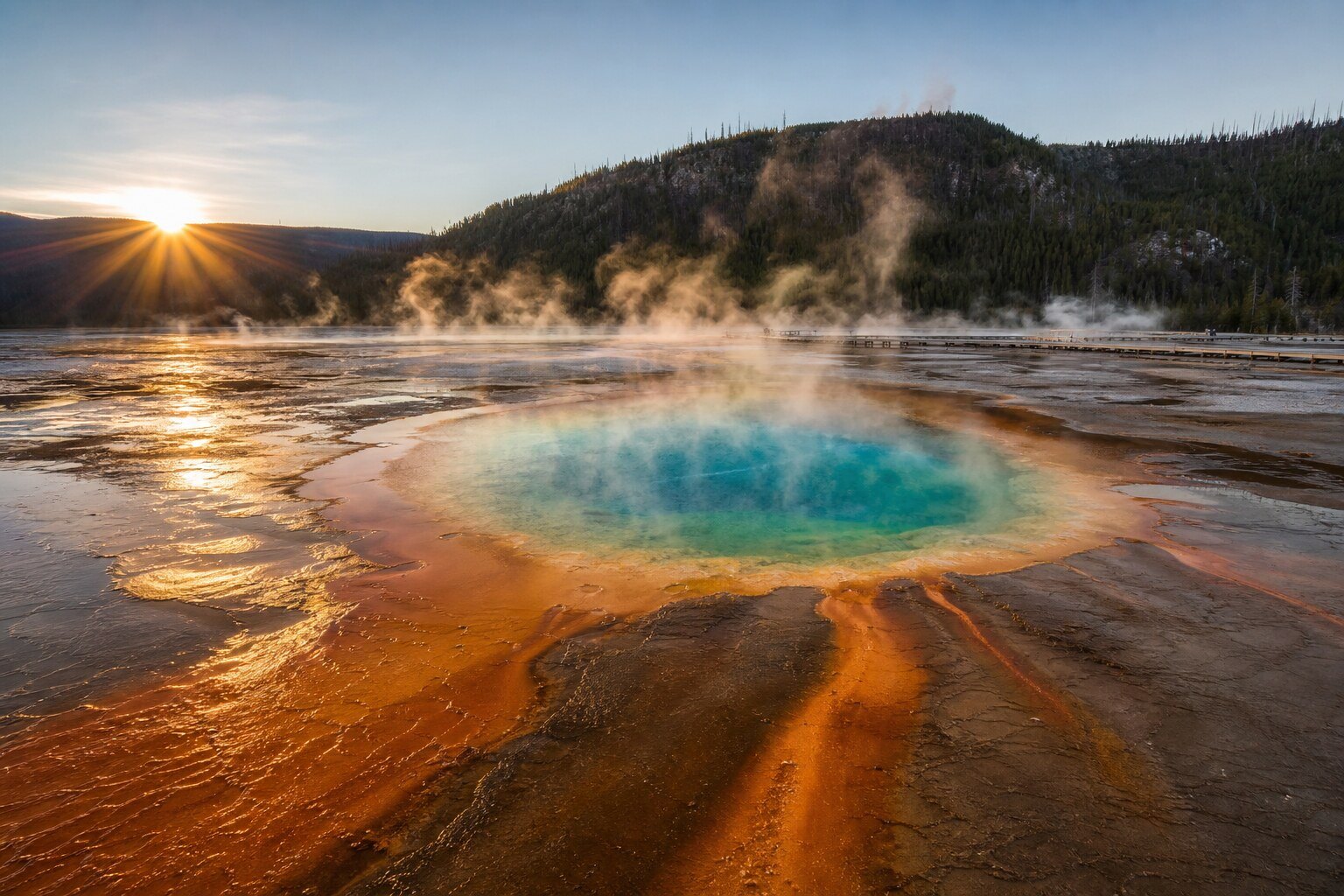 Yellowstone weekend scene