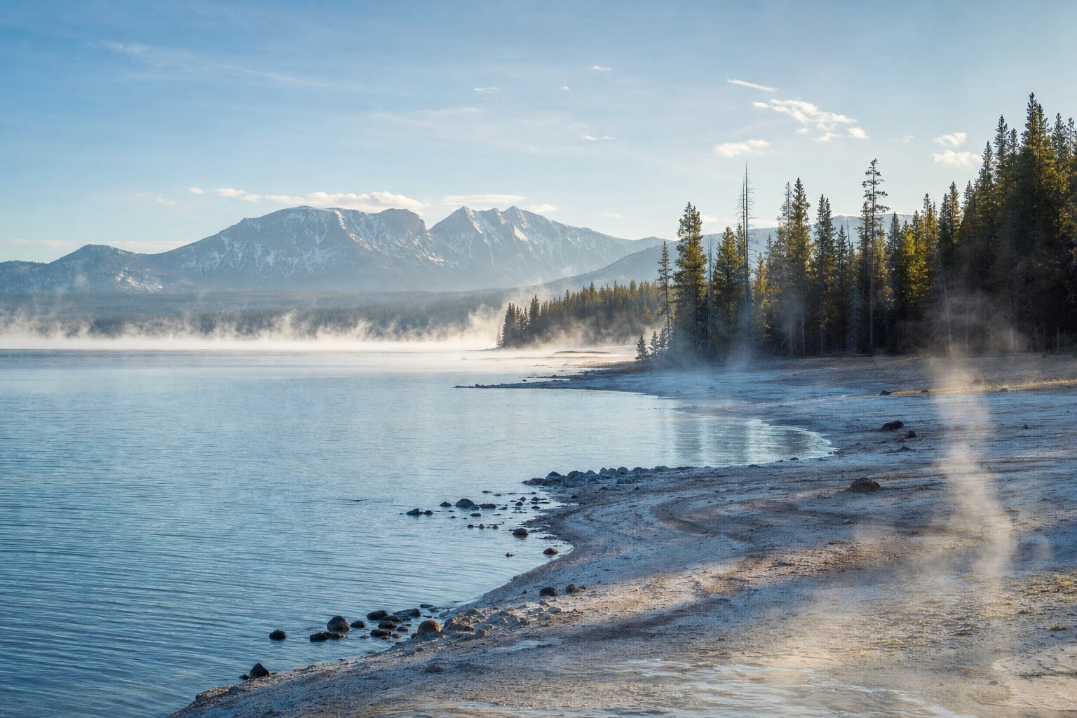 Yellowstone itinerary scene